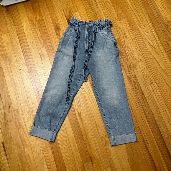 PAPERBAG WAIST JEANS - Picture 3 of 9